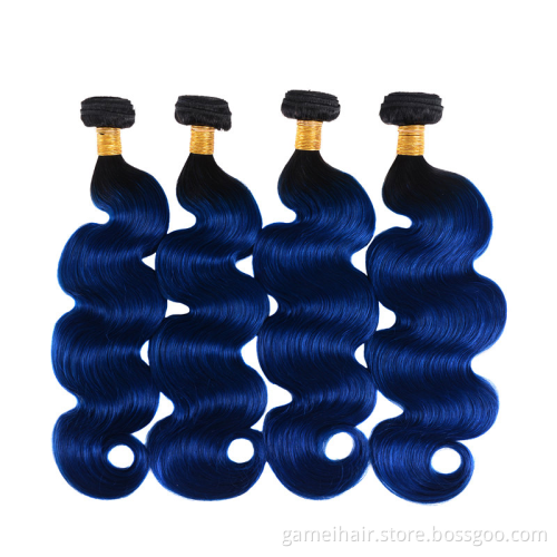 Factory Wholesale Hot Sell Blue Band Hair Bundles 12A Grade Bundles 100% Raw Virgin Brazilian Hair Bundle